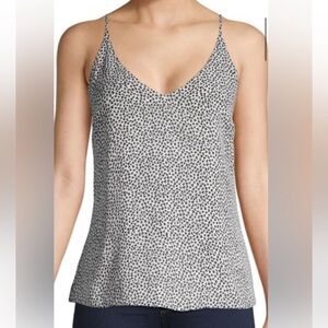 L'AGENCE Silk V-neck Tank